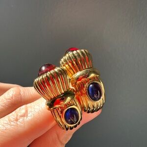 Vintage Ciner NYC clip-on earrings